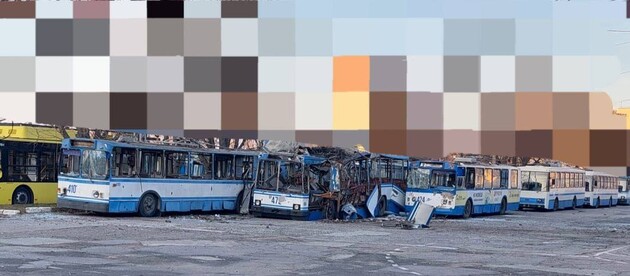 Війська РФ обстріляли тролейбусне депо в Херсоні