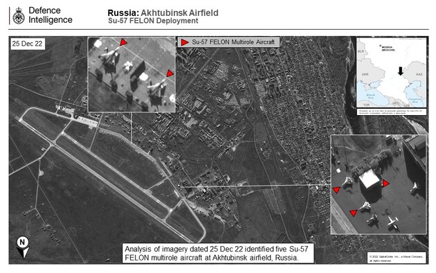 Россия избегает использования передовых самолетов непосредственно над территорией Украины — британская разведка