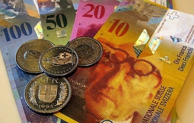 Швейцарский франк теряет свои позиции на фоне улучшения перспектив евро
