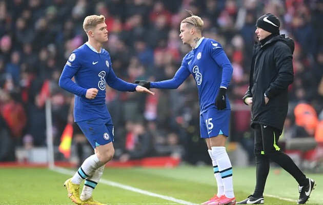 Мудрик появился на поле во втором тайме