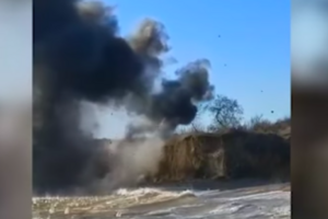 На побережье Одесской области снова вынесло морскую мину