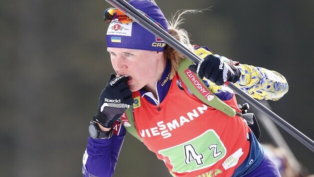 Украинка Меркушина выиграла чемпионат Европы по биатлону