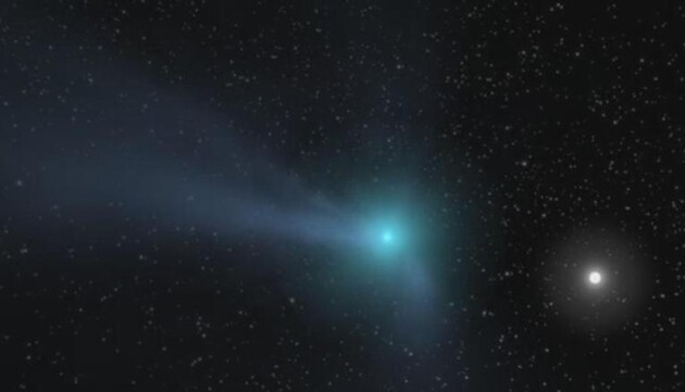 Сегодня с Землей сблизится недавно открытая зеленая комета