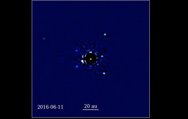 Система находится на расстоянии 133 световых лет от Земли