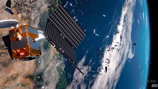 Секретный российский спутник распался на орбите, образовав облако обломков