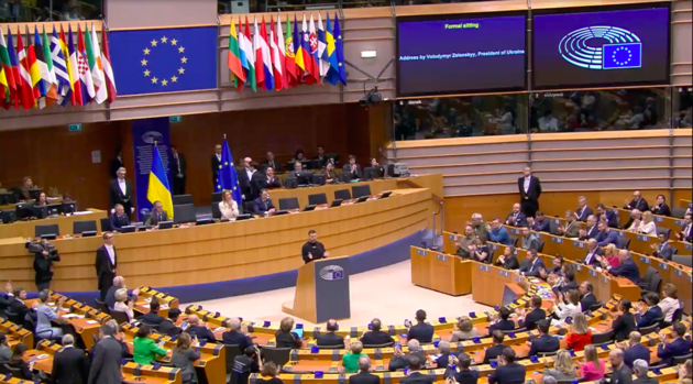 Зеленский в Европарламенте: Украина, которая побеждает, будет членом ЕС, который побеждает
