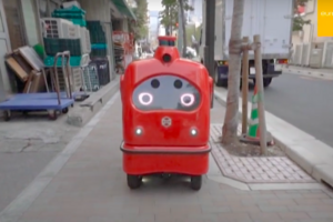 На вулиці Японії виводять автономних роботів-доставників на тлі дефіциту робочої сили