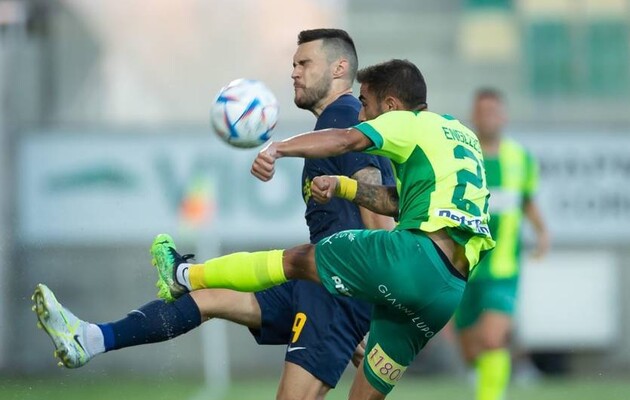 Днепряне потерпели минимальное поражение