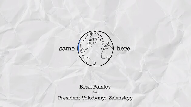 Обладатель «Грэмми» Брэд Пейсли представил песню с речью Зеленского