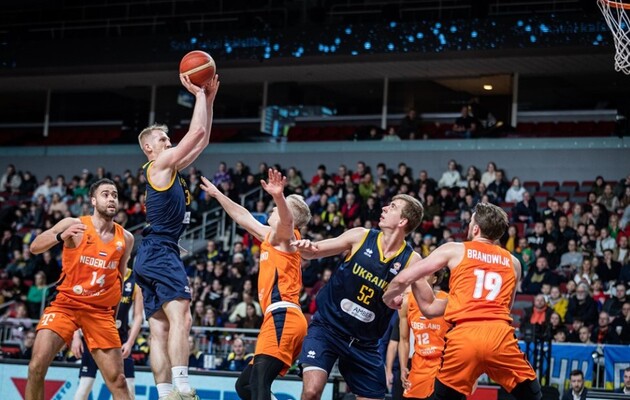 Збірна України з баскетболу завершила відбір на ЧС-2023 перемогою над Нідерландами
