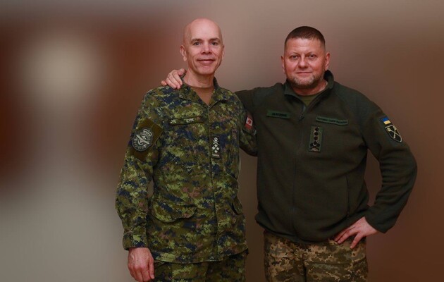 Залужний обговорив військову допомогу з головою Штабу оборони Збройних сил Канади