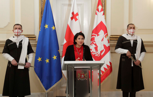 Президентка Грузії обіцяє накласти вето на закон про 