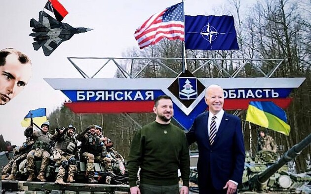 У зв'язку з російськими ІПСО про наступ України, в мережі вже активно розповсюджують картинки зі страшного сну росіян – про підрозділи Бандери під Курськом.