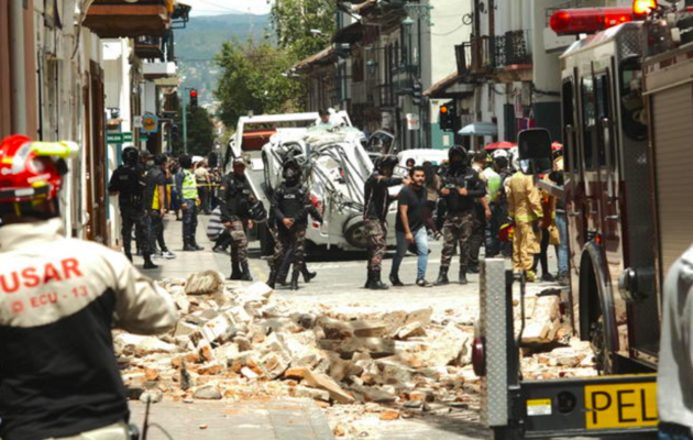 В Эквадоре произошло сильное землетрясение. Минимум 14 погибших