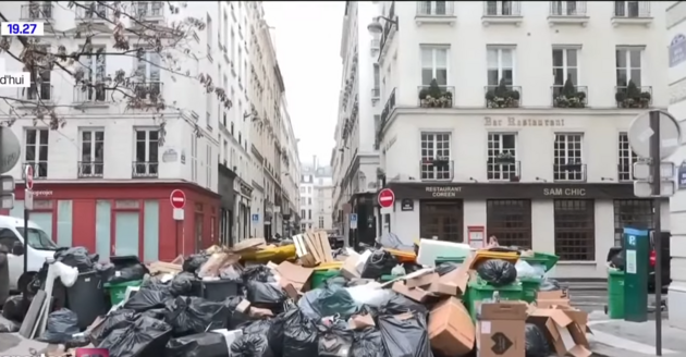 Сміттєва блокада Парижа і транспортний колапс: протести проти реформи Макрона сколихнули столицю