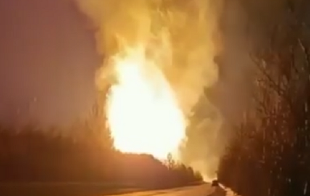 У Росії знову масштабна пожежа – вибухнув газопровід