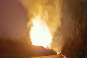 В России снова масштабный пожар – взорвался газопровод