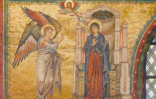 Вважається, що в Благовіщення Діві Марії з'явився Архангел Гавриїл