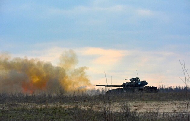 Украинские защитники показали работу танкистов на востоке
