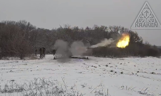 Kraken показал, как его артиллеристы в январе уничтожали оккупантов под Соледаром – феерическое видео