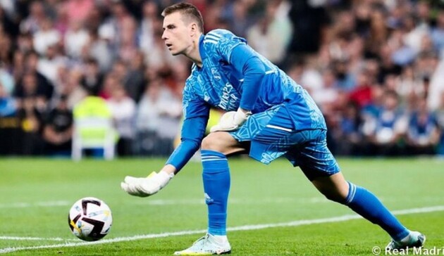 Лунин провел финал в запасе