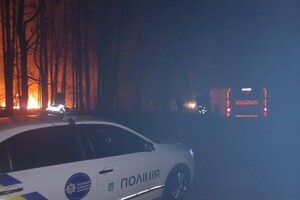 Ночью в Киевской области в результате падения дронов вспыхнули пожары