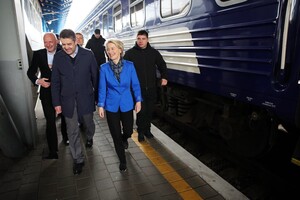 Президентка ЄС Урсула фон дер Ляєн прибула до Києва з візитом