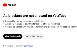 YouTube хоче заборонити дивитися відео у браузері з увімкненим блокувальником реклами – ЗМІ