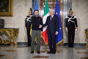 Зеленский в Италии уже встретился с президентом Матареллой. Началась встреча с премьером Мелони