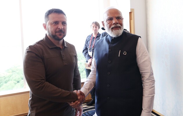 Зеленський зустрівся з прем'єром Індії