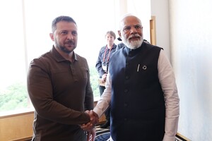Зеленський зустрівся з прем'єром Індії