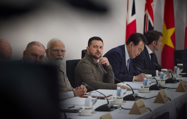 Зеленський, виступаючи на зустрічі G7, анонсував перший саміт Формули миру 
