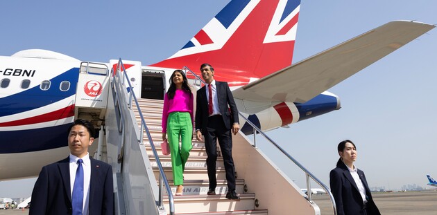 Ріші Сунак у Японії