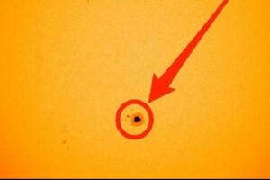 На Солнце появилось гигантское пятно, которое можно увидеть невооруженным глазом