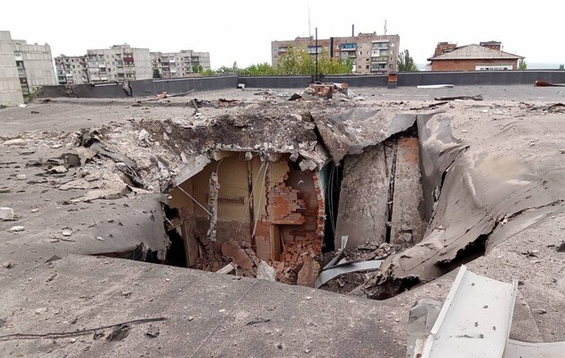 Последствия ударов по Торецку