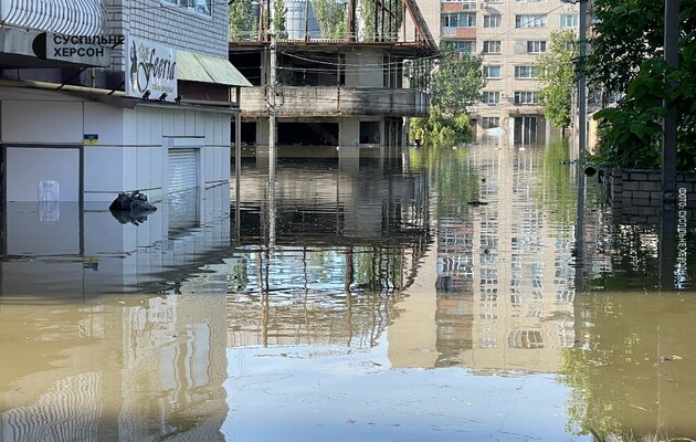 Улицы Херсона утром 7 июня
