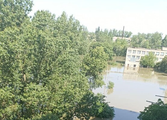 В Олешках и Голой Пристани вода падает, но ситуация очень сложная
