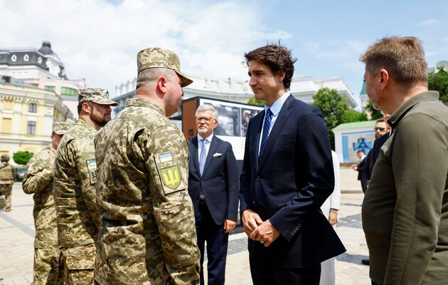 В Киев прибыли премьер Канады Джастин Трюдо и вице-премьер Христя Фриланд