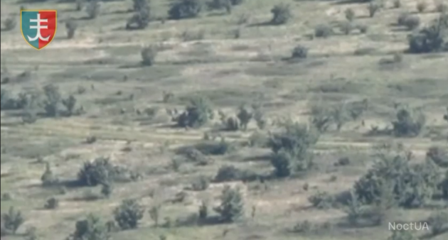 Росіяни тікають з поля бою: Сирський показав відео аеророзвідки 35 ОБрМП
