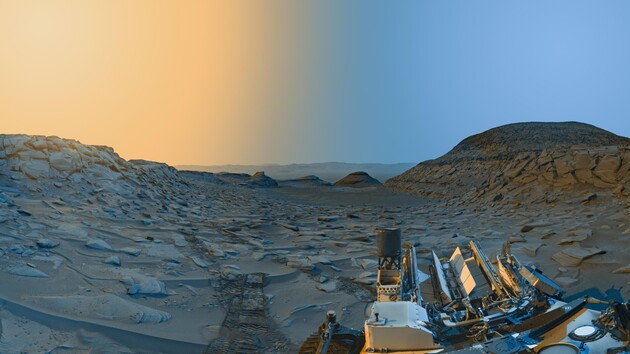 «Открытка» с Марса: ровер Curiosity сделал снимки рассвета и полдня на Красной планете