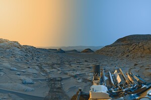 «Листівка» з Марса: ровер Curiosity зробив знімки світанку та полудня на Червоній планеті