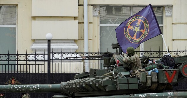 Танк ППК «Вагнер» в Ростове