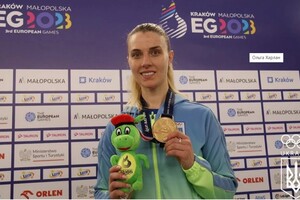 Легендарна українська фехтувальниця Харлан присвятила ЗСУ свою перемогу на Європейських іграх