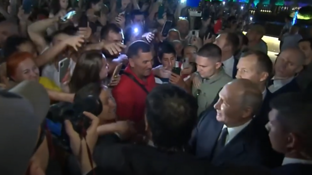 Человек, похожий на президента РФ, в Дагестане, 28 июня 2023 года