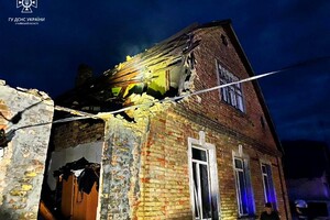 В Киевской области мужчина пострадал в результате падения обломков дрона на дом