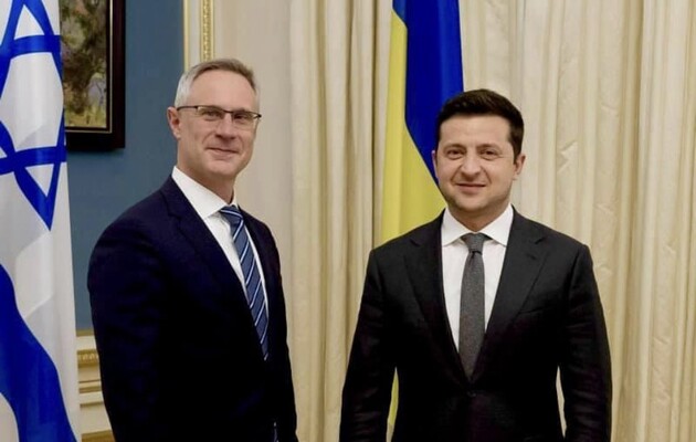 Посол Израиля Михаэль Бродский в день вручения верительных грамот президенту Зеленскому