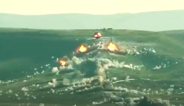 Использование кассетных боеприпасов