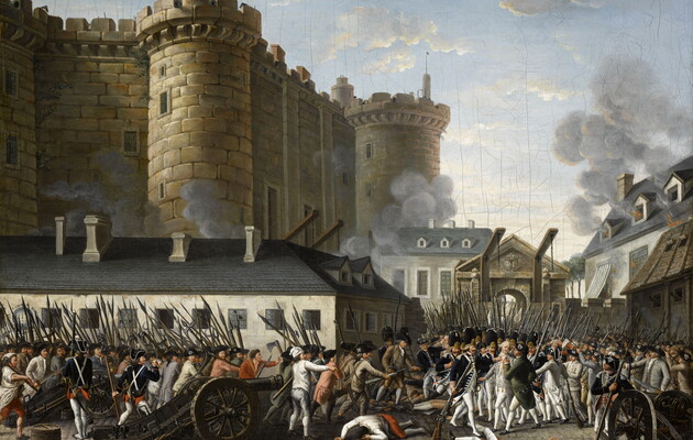 Взятие Бастилии. Работа неизвестного художника