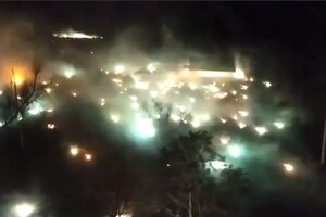 У Миколаєві під час атаки дронів спалахнула пожежа - Кім