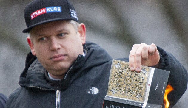 Расмус Палудан, сожжение Корана у турецкого посольства в Стокгольме, которым и положило начало определенной тенденции.